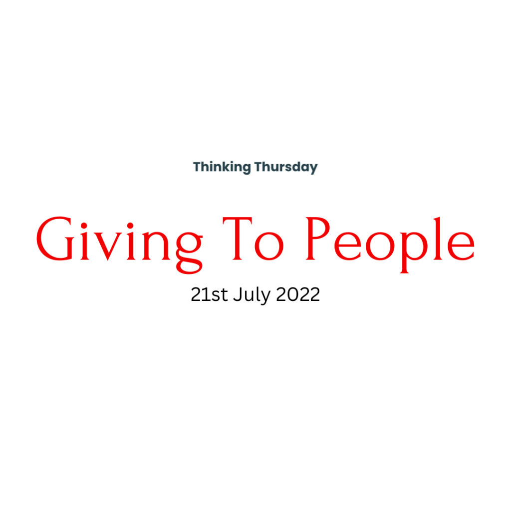 Giving To People