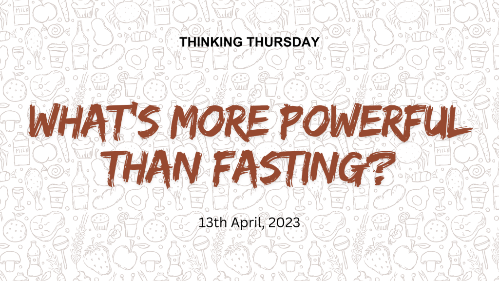 What's More Powerful than Fasting?