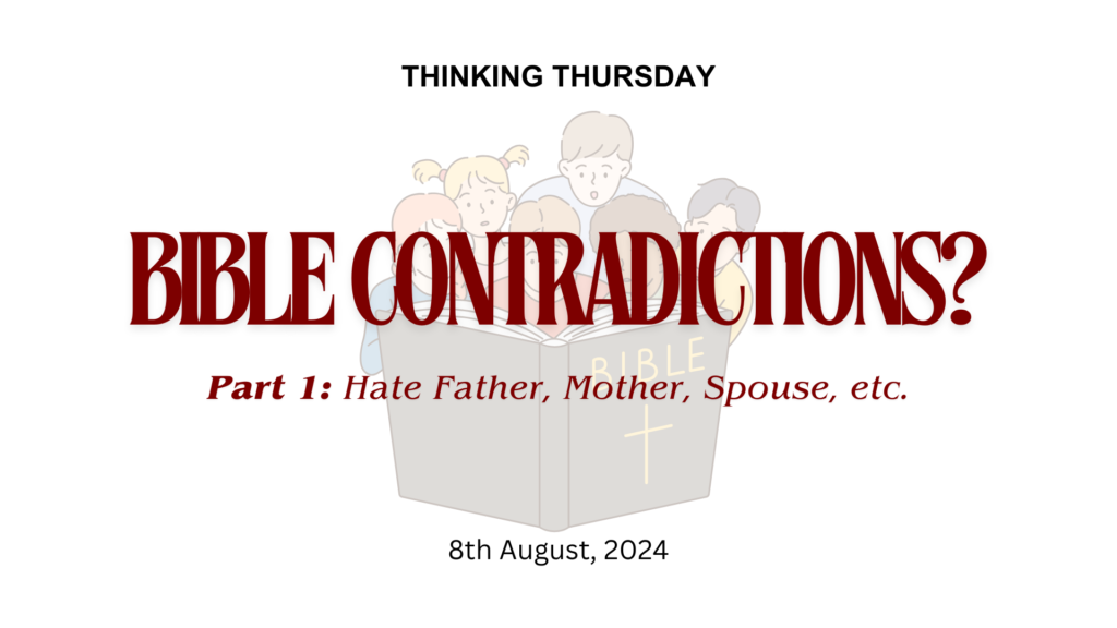 Bible Contradictions (Part 1)