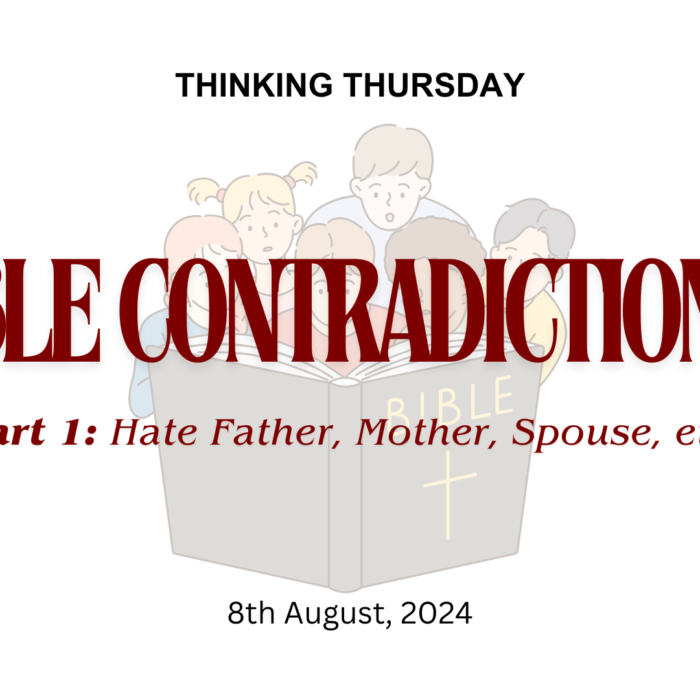 Bible Contradictions (Part 1)