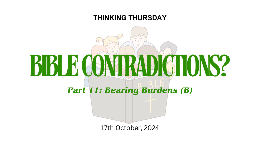 Bible Contradictions (Part 11)