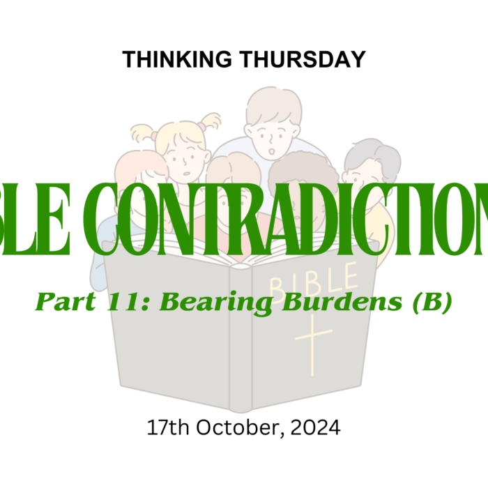 Bible Contradictions (Part 11)