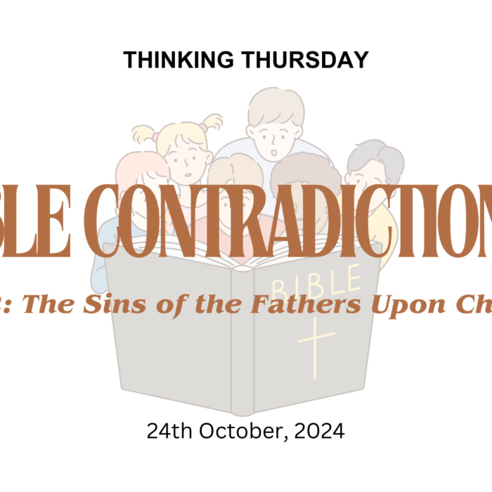 Bible Contradictions (Part 12)