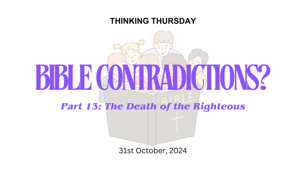 Bible Contradictions (Part 13)