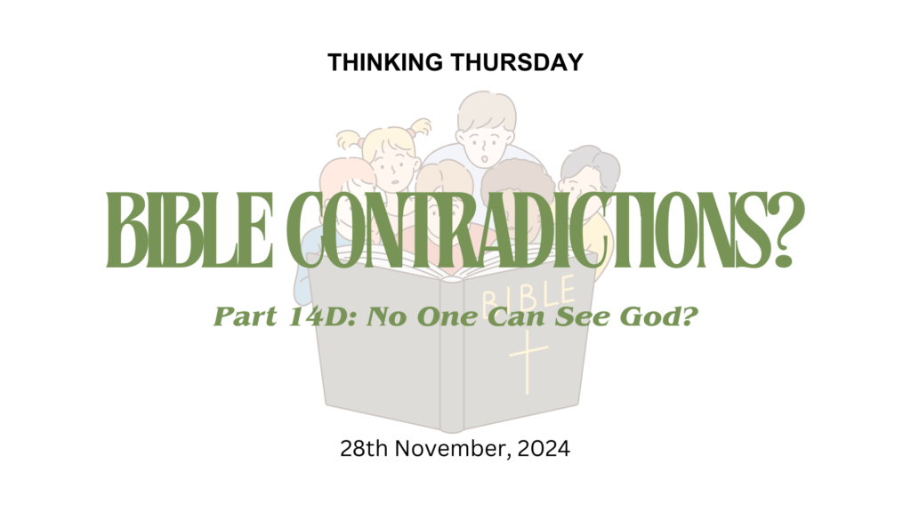 Bible Contradictions (Part 14 D)