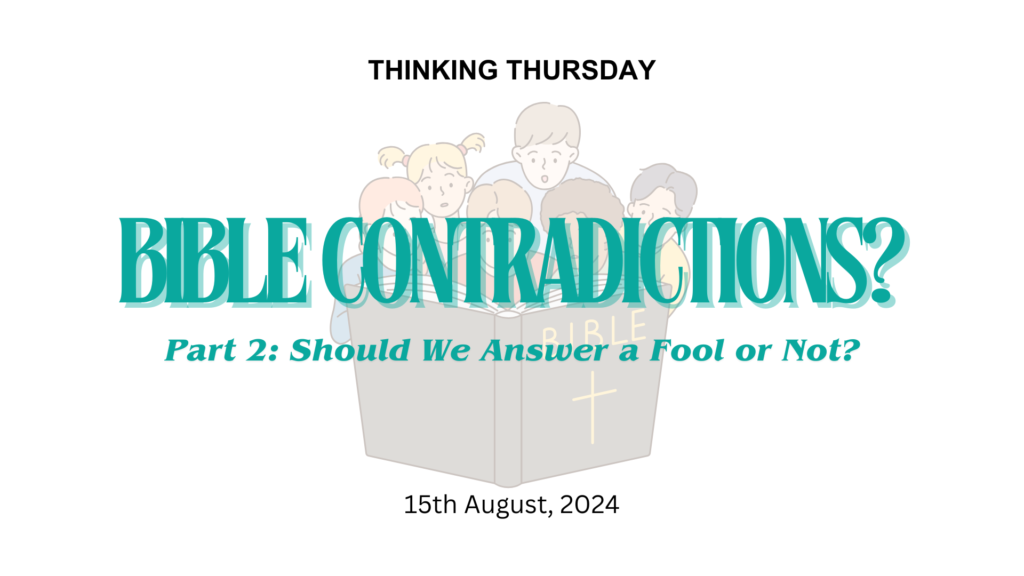 Bible Contradictions (Part 2)