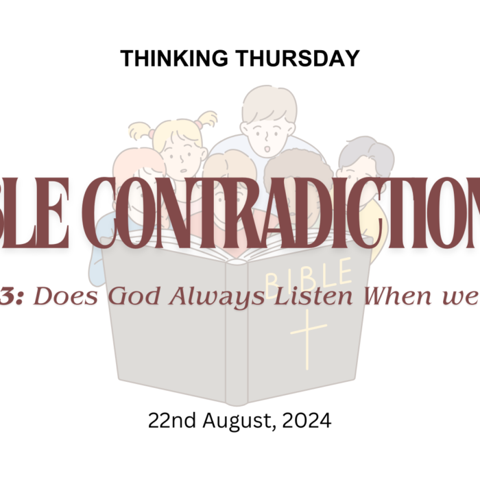Bible Contradictions (Part 3)