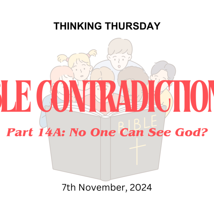 Bible Contradictions (Part 14A)