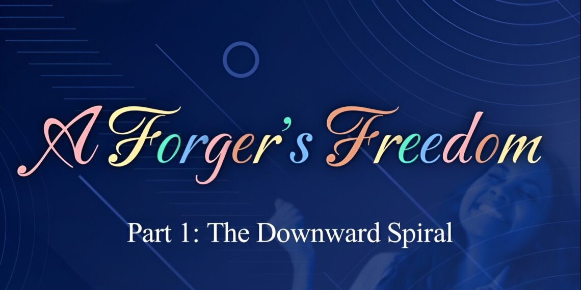 A FORGER’S FREEDOM (PART 1: THE DOWNWARD SPIRAL)