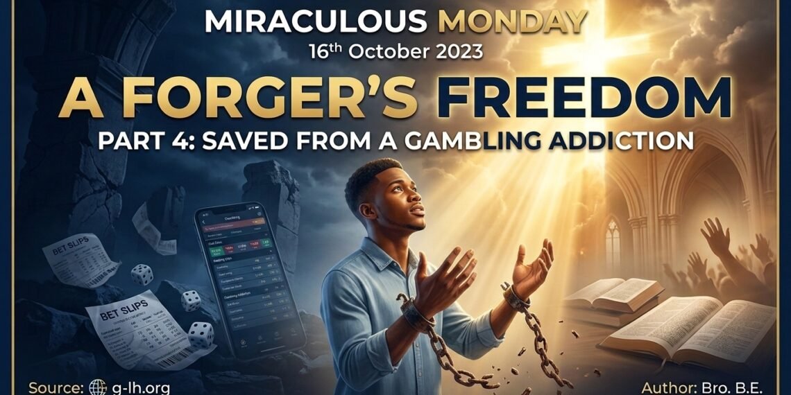 A FORGER’S FREEDOM (PART 4: SAVED FROM A GAMBLING ADDICTION)