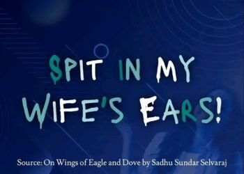 SPIT IN MY WIFE’S EARS