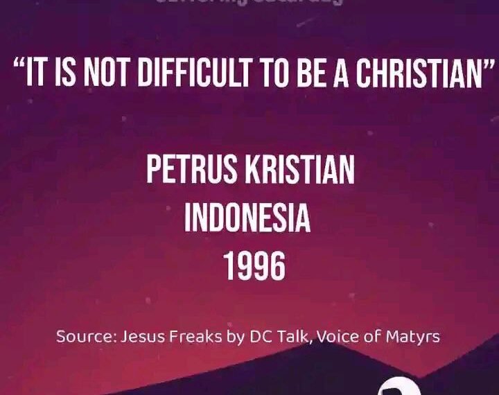 IT IS NOT DIFFICULT TO BE A CHRISTIAN