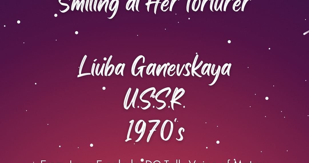 SMILING AT HER TORTURER