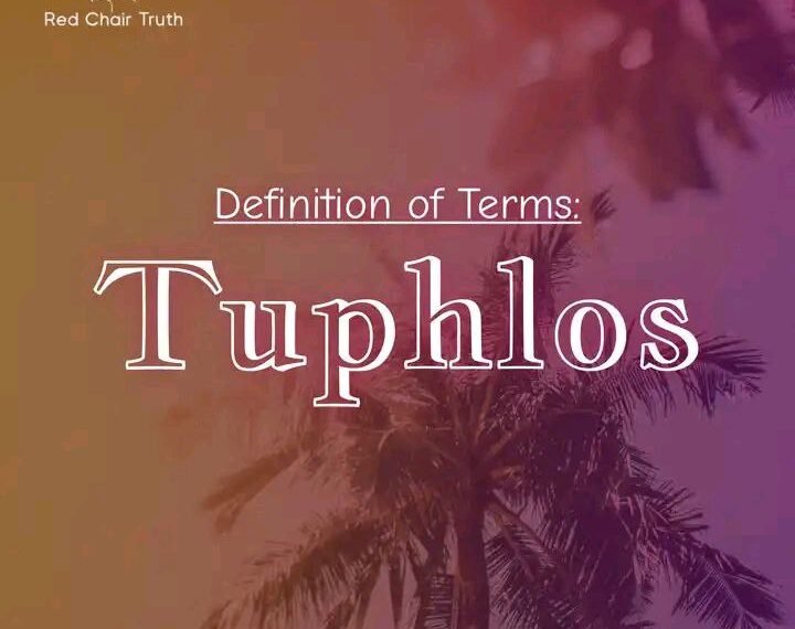 DEFINITION OF BLINDNESS (TUPHLOS)