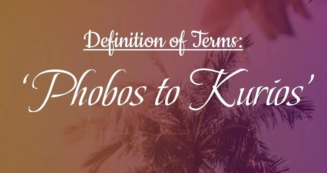 DEFINITION-THE FEAR OF THE LORD