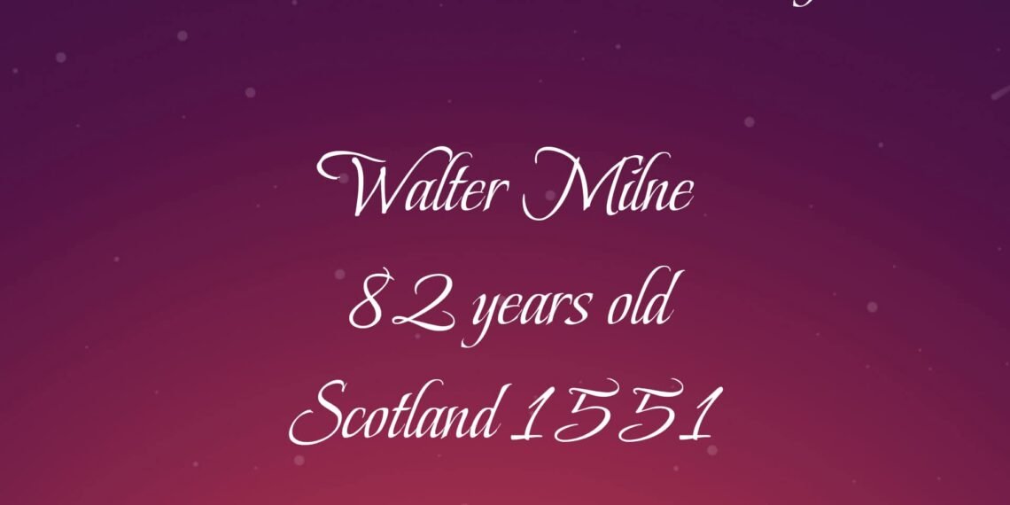 THE LAST SCOTTISH MARTYR