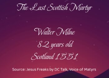 THE LAST SCOTTISH MARTYR