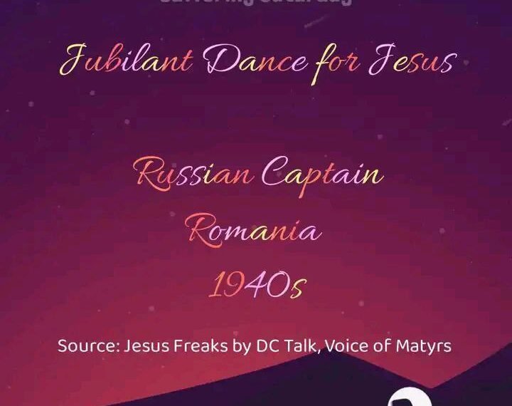 JUBILANT DANCE FOR JESUS