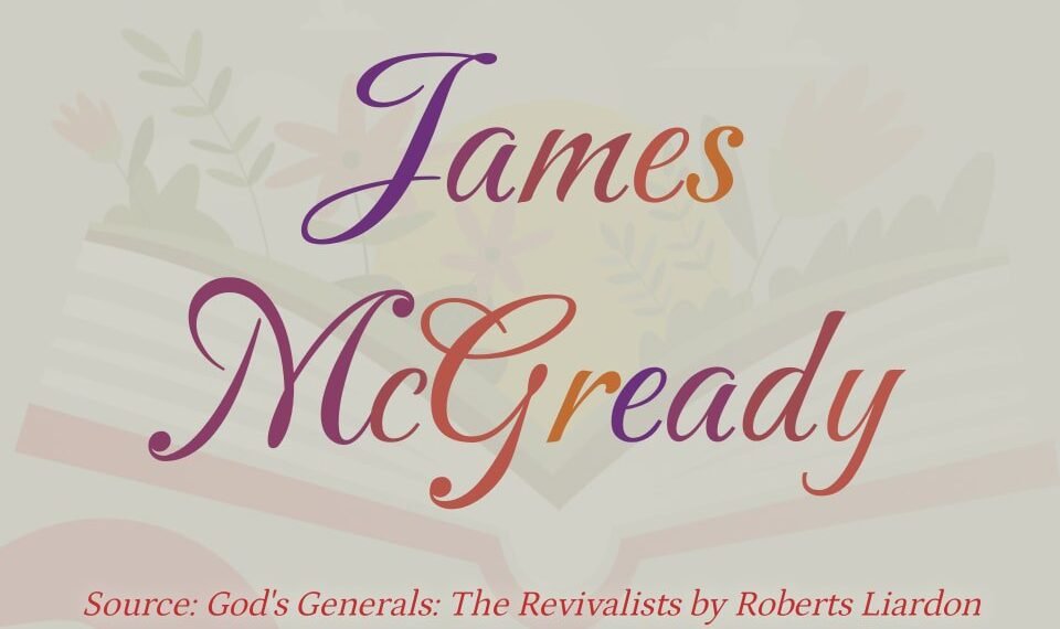 JAMES MacGREADY (Part 2)