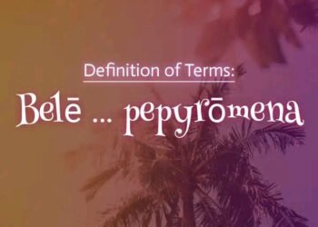 DEFINITION OF TERMS – FIERY DARTS (BELĒ … PEPYRŌMENA)