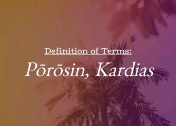 DEFINITION OF TERMS – HARDNESS OF HEART (PŌROSIN, KARDIAS)