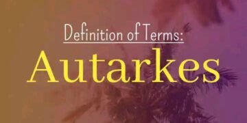 DEFINITION OF TERMS – CONTENT (AUTARKES)