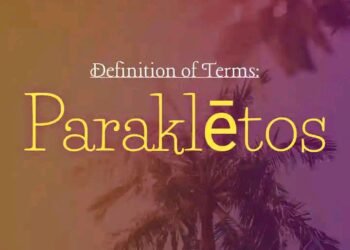 DEFINITION OF TERMS – COMFORTER (PARAKLĒTOS)