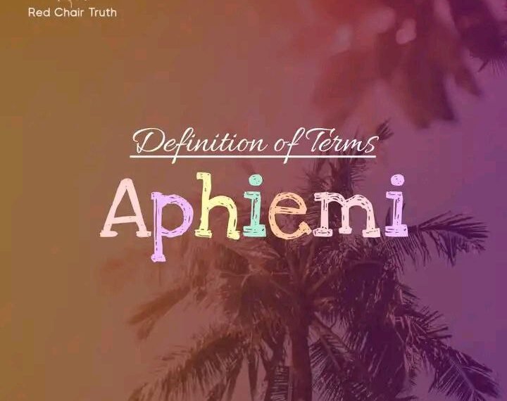 DEFINITION OF TERMS – FORGIVE (APHIEMI)