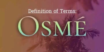 DEFINITION OF TERMS – FRAGRANCE (OSMÉ)