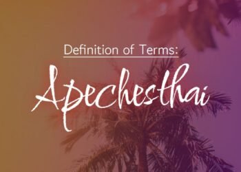 DEFINITION OF TERMS – ABSTAIN (APECHESTHAI)