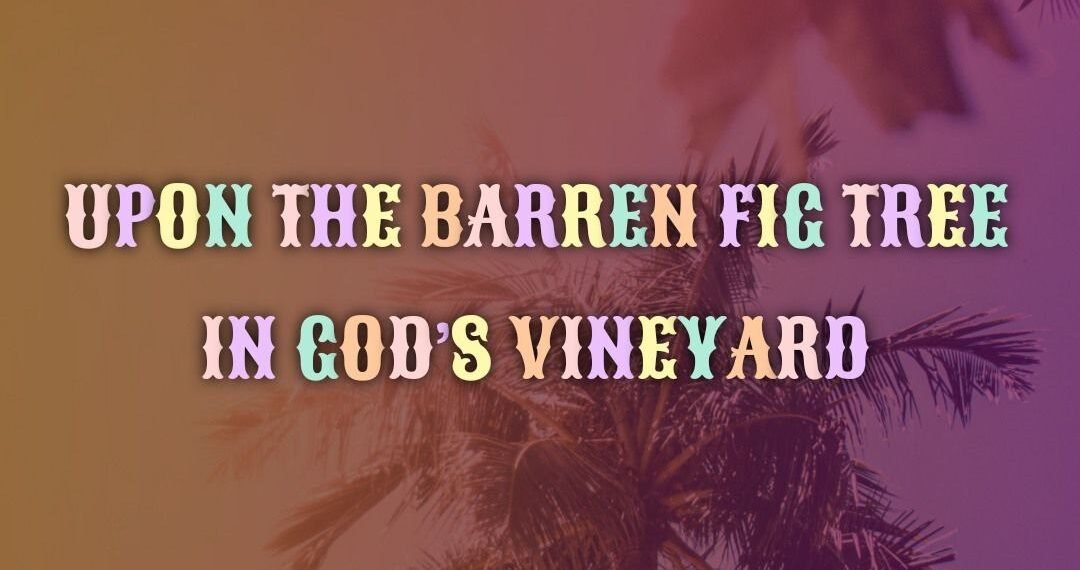 UPON THE BARREN FIG TREE IN GOD’S VINEYARD