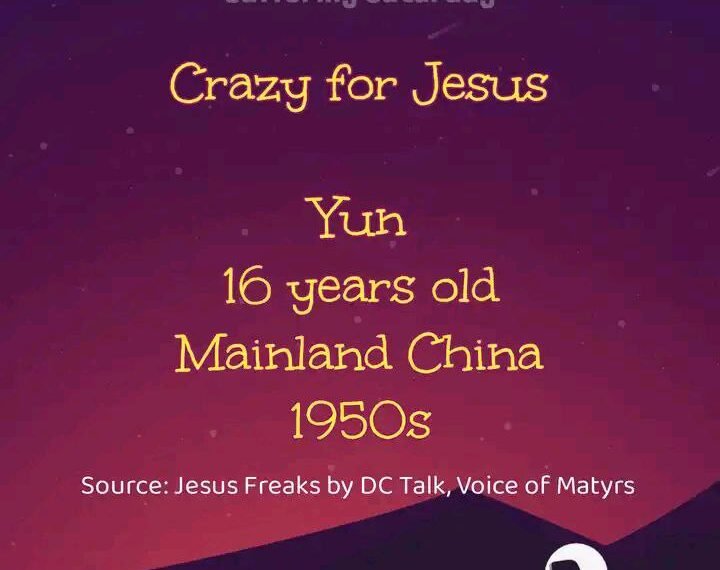 CRAZY FOR JESUS