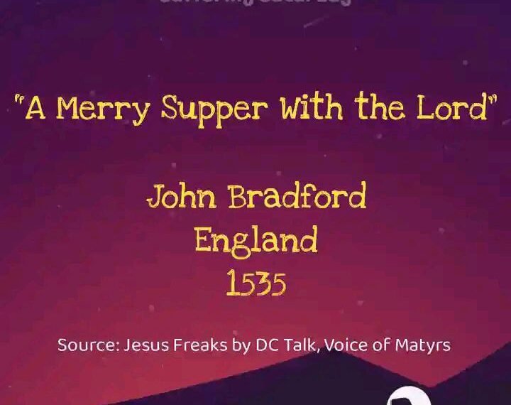 A MERRY SUPPER WITH THE LORD