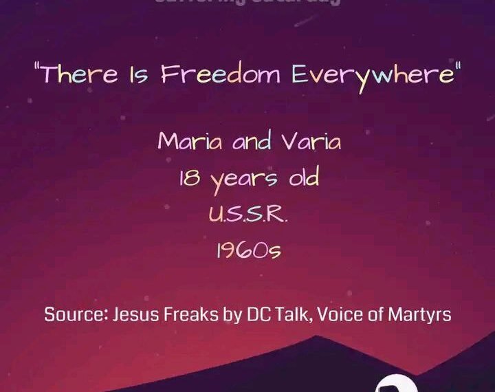 THERE IS FREEDOM EVERYWHERE