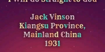 I WILL GO STRAIGHT TO GOD