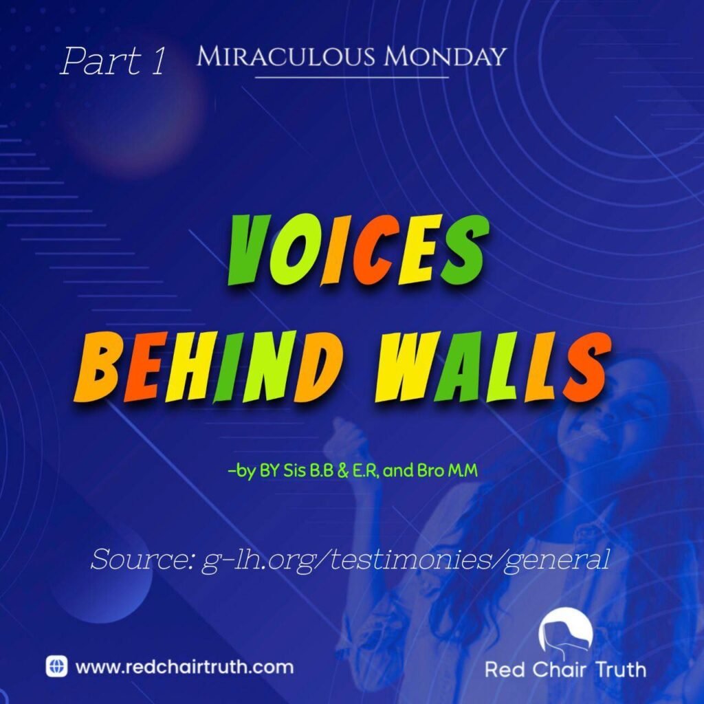 Voices behind walls (Part 1)