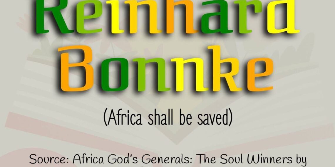 REINHARD BONNK (AFRICA SHALL BE SAVED)