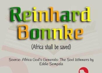 REINHARD BONNK (AFRICA SHALL BE SAVED)