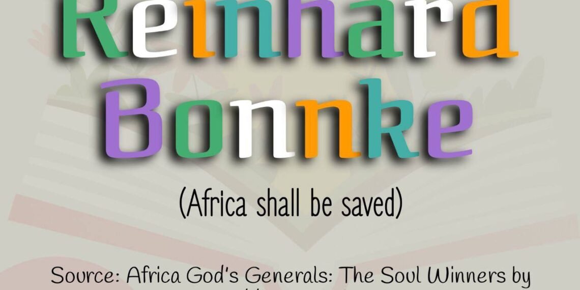 REINHARD BONNK (AFRICA SHALL BE SAVED) PART 4