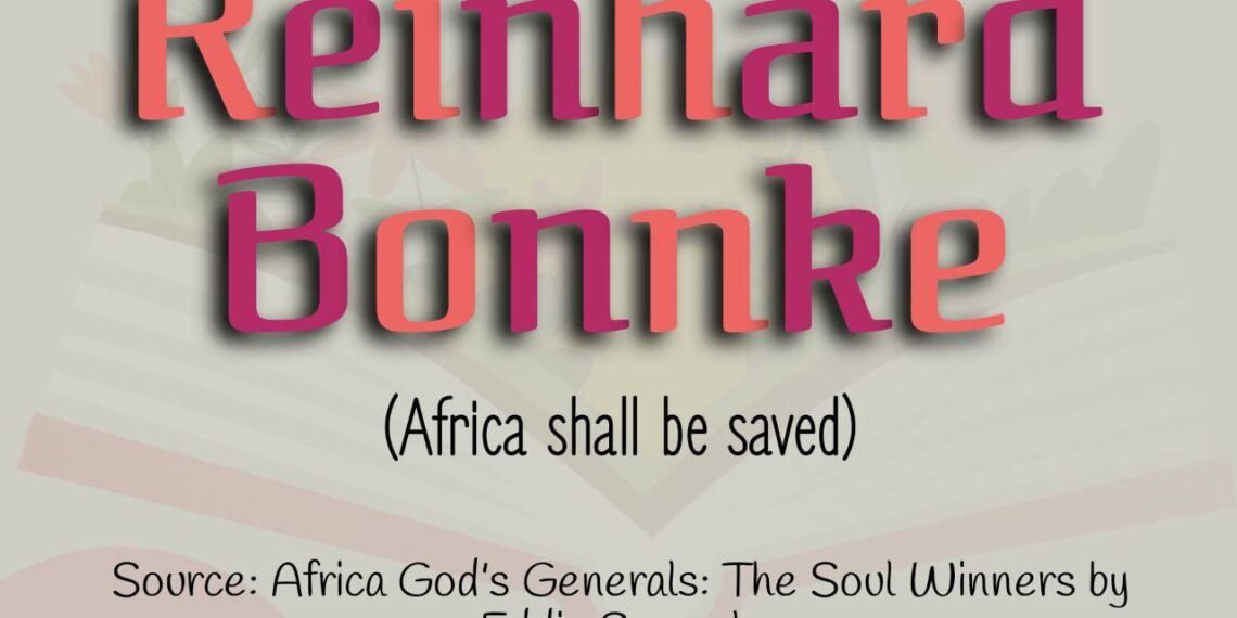 REINHARD BONNK (AFRICA SHALL BE SAVED) PART 9