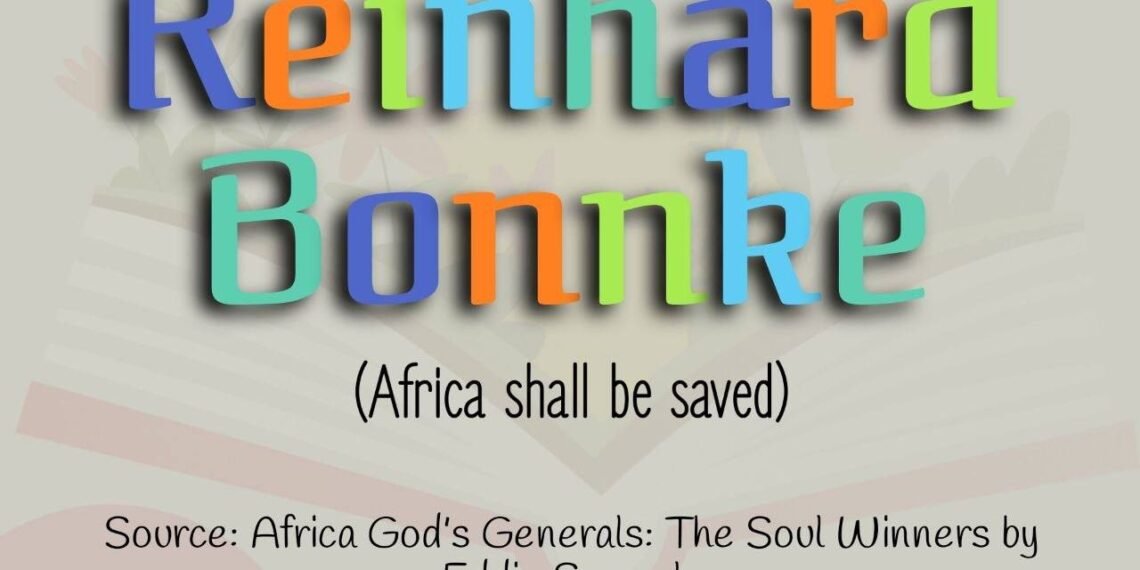REINHARD BONNK (AFRICA SHALL BE SAVED) PART 11
